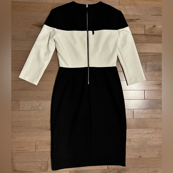 Black and white 3/4 sleeve rag & bone dress size 2 - Picture 3 of 9